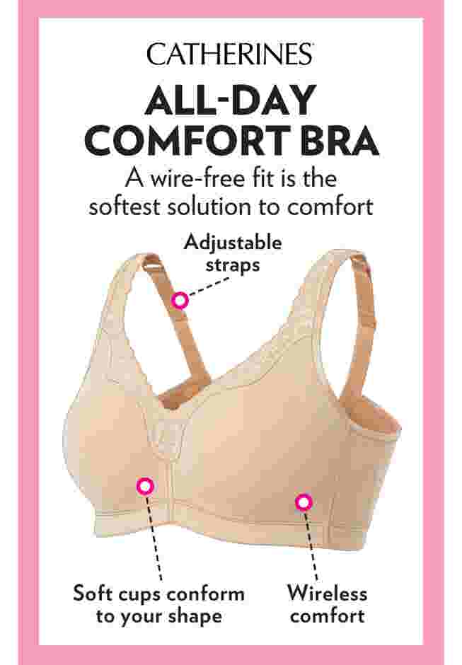 Cotton Comfort Wireless Bra image number 3