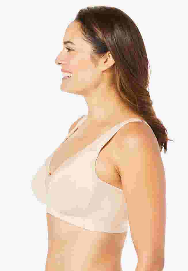 Cotton Comfort Wireless Bra image number 2