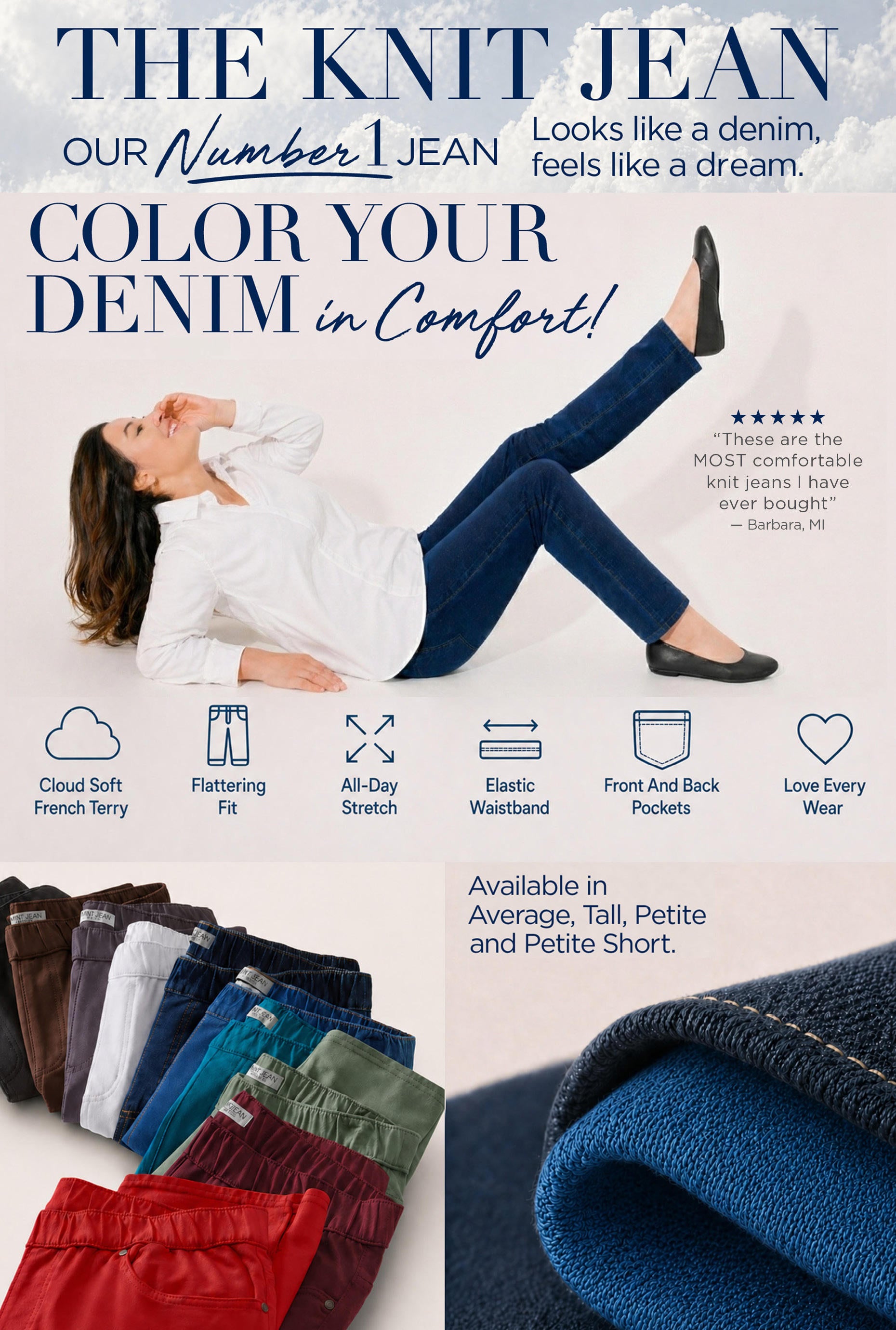 The Knit Jean image number 0