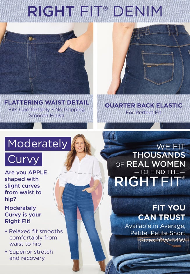 Right Fit&reg; Moderately Curvy Jean Capri image number 1