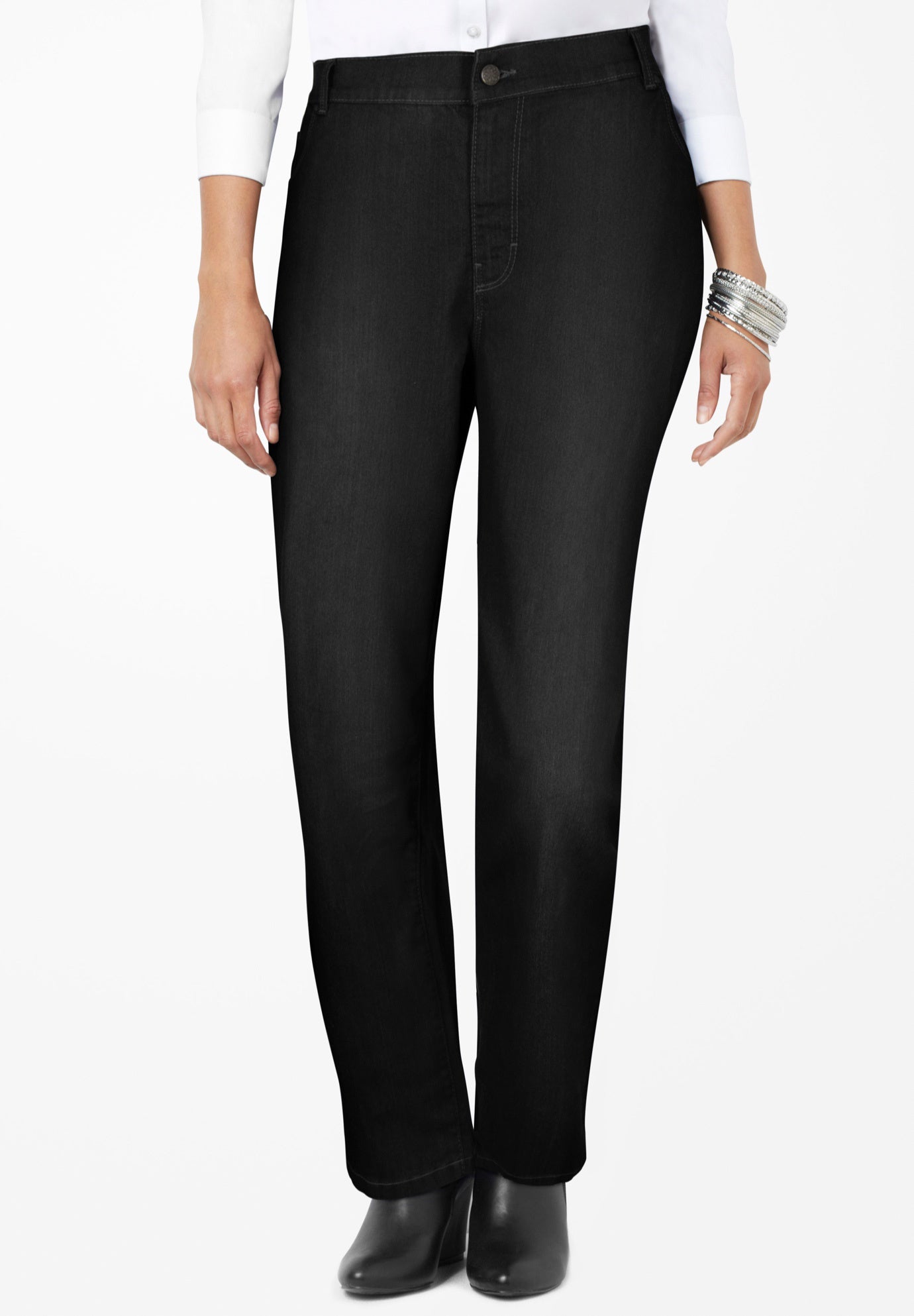 Right Fit&reg; Moderately Curvy Jean image number 0