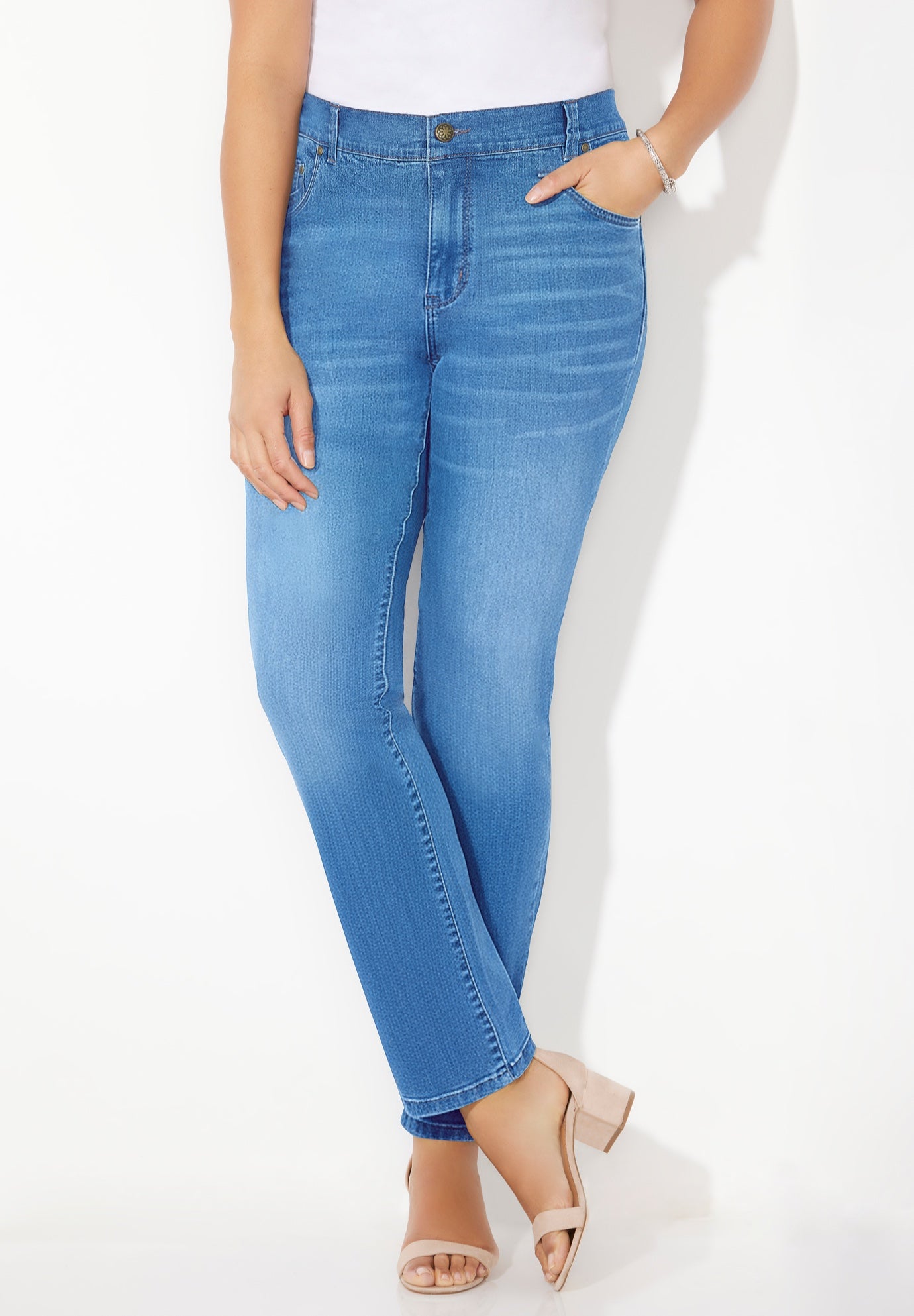 Right Fit&reg; Moderately Curvy Jean image number 0