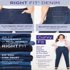 Right Fit&reg; Curvy Crop Jean image number null