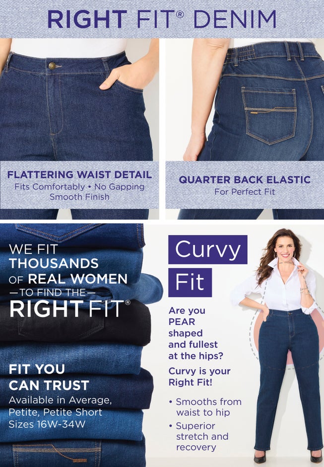 Right Fit&reg; Curvy Crop Jean image number 1