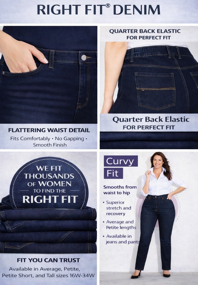 Right Fit&reg; Curvy Jean image number 1