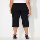 Sateen Stretch Capri image number null