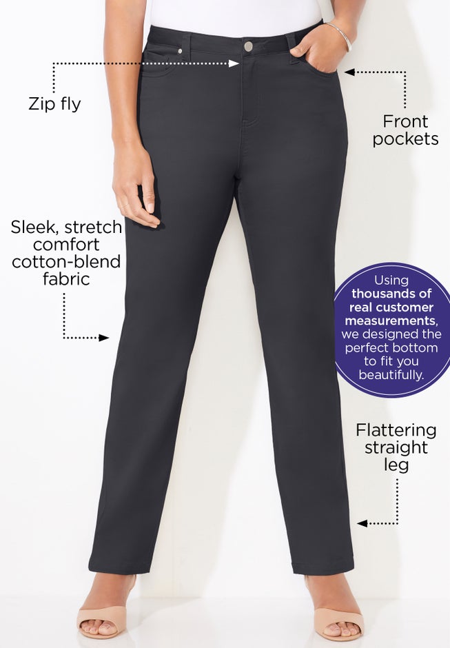 Softluxe Sateen Stretch Pant image number 2