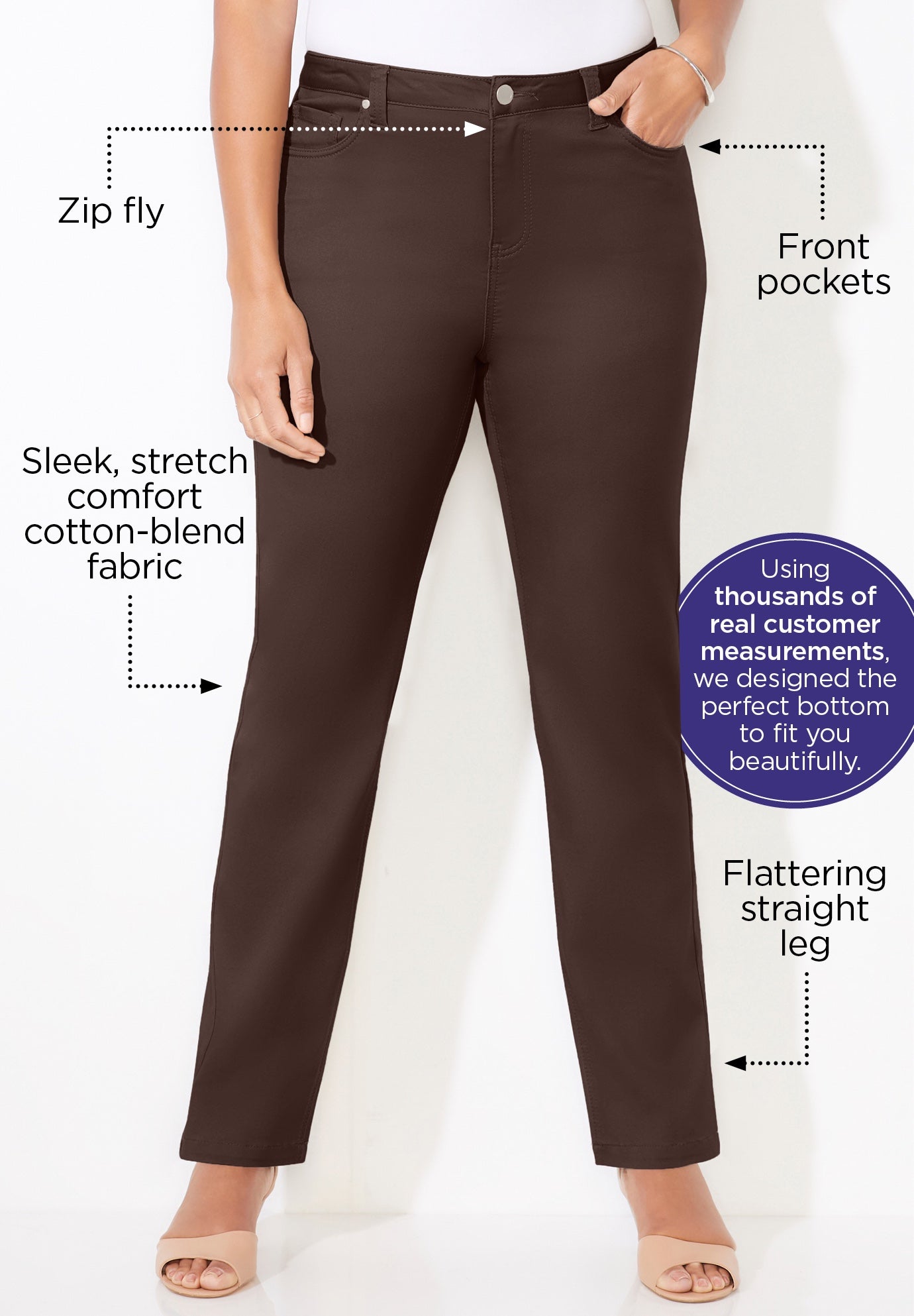 Sateen Stretch Pant image number 1