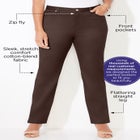 Sateen Stretch Pant image number null