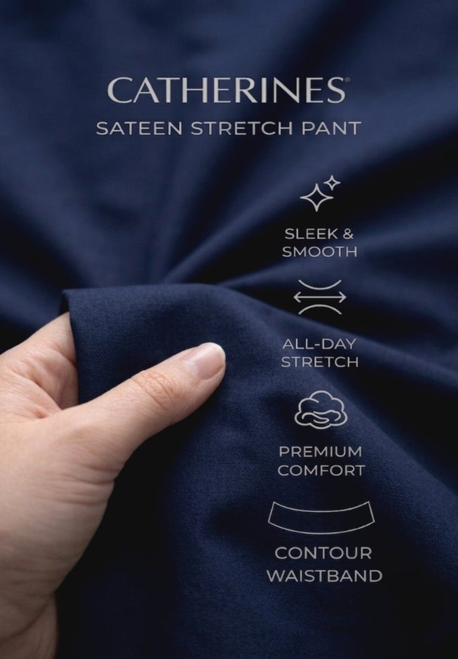 Sateen Stretch Capri image number 1