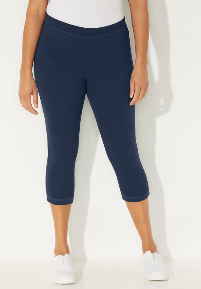 Knit Legging Capri image number 0