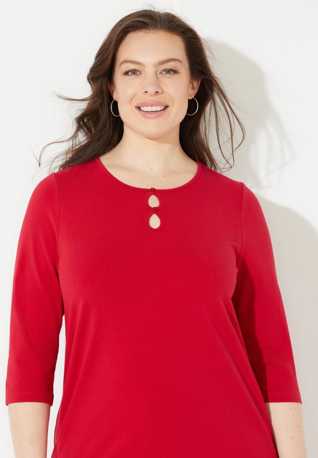 Suprema® Teardrop Tee image number 3