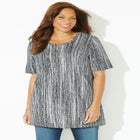 Easy Fit Short Sleeve Scoopneck Tunic image number null