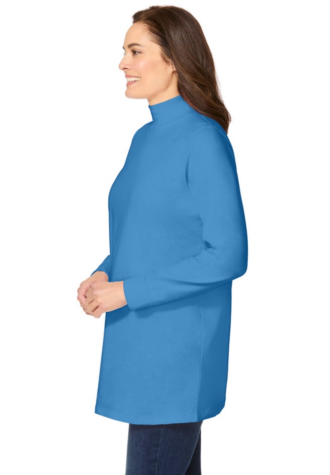 Perfect Long-Sleeve Mockneck Tee image number 2