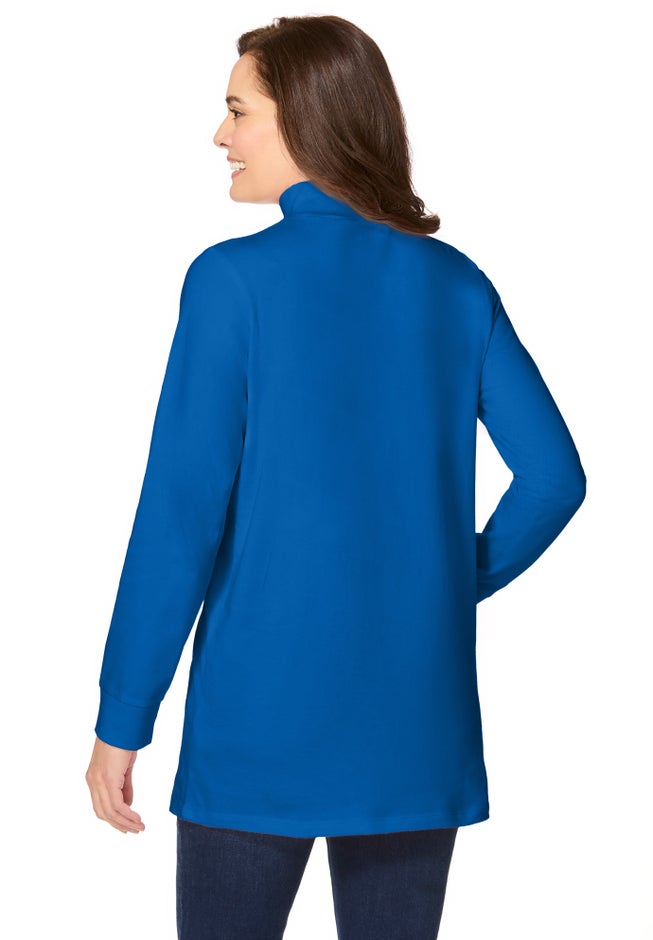 Perfect Long-Sleeve Mockneck Tee image number 1