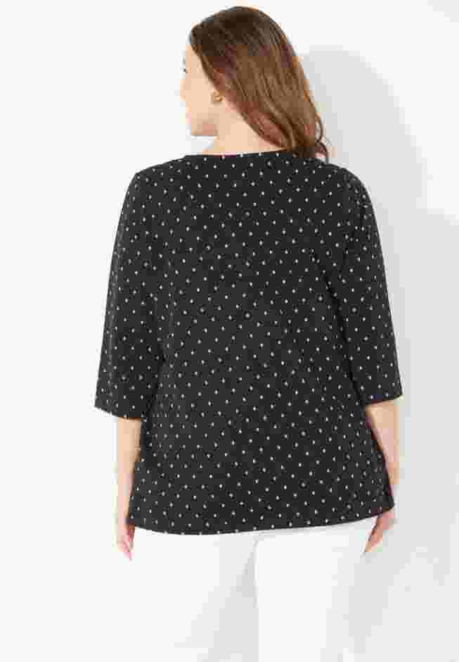 Suprema® Strappy Neckline Top image number 1