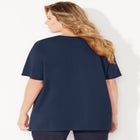 Suprema&reg; Pleat-Neck Tee image number null