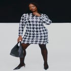  Houndstooth Sequin Mini With Collar image number null