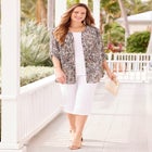 The Knit Jean Capri (With Pockets) image number null