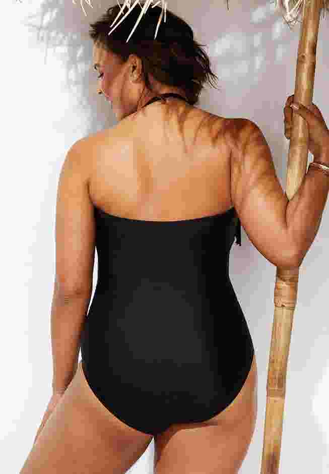 Fringe Bandeau One Piece Swimsuit image number 1