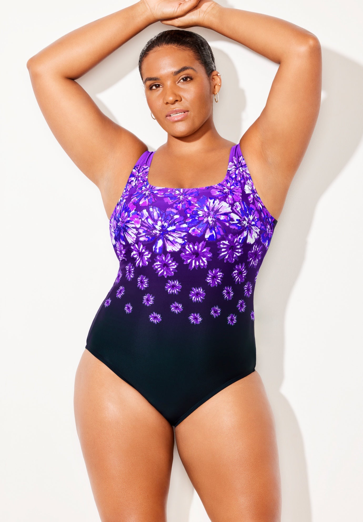 Chlorine Resistant Tank One Piece Swimsuit image number 3