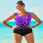 Chlorine Resistant Tank One Piece Swimsuit image number 0
