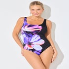 Chlorine Resistant Tank One Piece Swimsuit image number 3