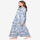 Long Flannel Nightgown image number 2