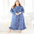Long Flannel Nightgown image number 6