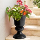 Traditional Embry Plastic Urn Planter image number 0