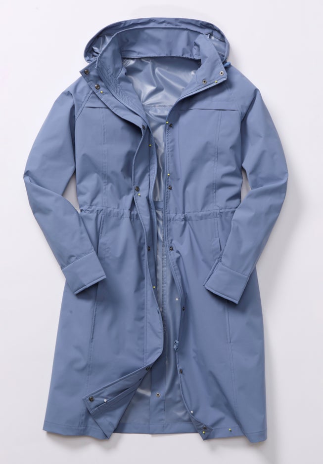 Self-Packable Hooded Raincoat image number 1