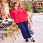 The Wide Leg Knit Jean image number null