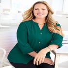 Light and Airy Y-Neck Blouse image number null