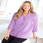 Light and Airy Y-Neck Blouse image number null