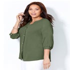 Light and Airy Y-Neck Blouse image number null