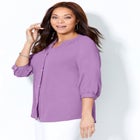 Light and Airy Y-Neck Blouse image number null