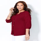 Light and Airy Y-Neck Blouse image number null