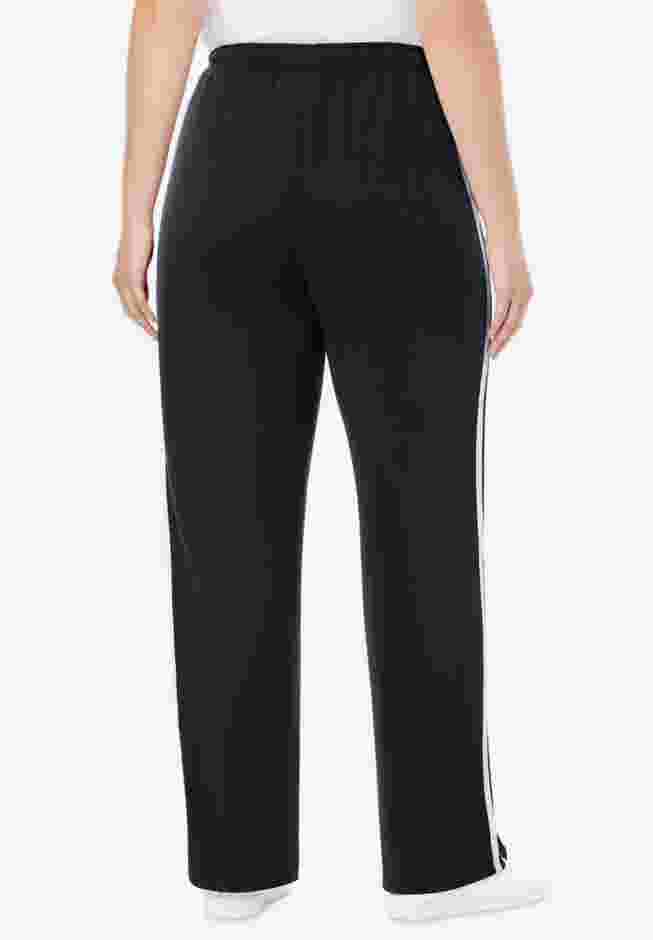 Better-Fleece Side-Stripe Pull-On Sweatpants image number 1