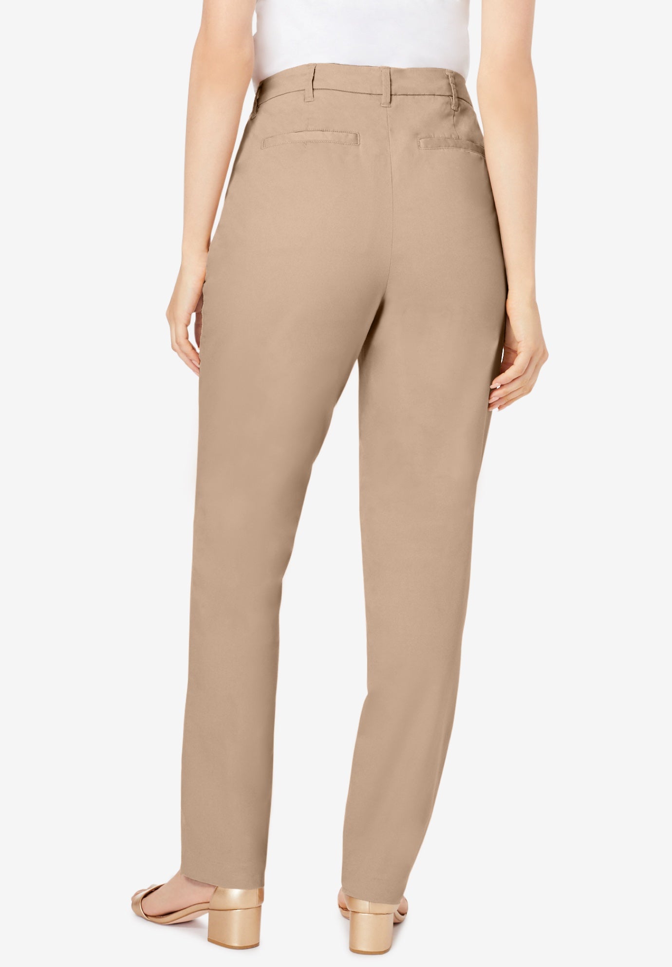 Stretch Cotton Chino Straight-Leg Pant image number 2