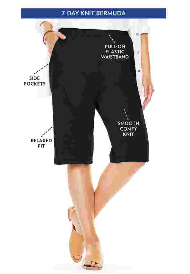 7-Day Knit Bermuda Shorts image number 0