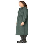 Button Front Corduroy Dress image number 2