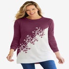 Holiday Snowflake Jacquard Sweater image number null