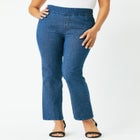 Comfort Waist Stretch Denim Straight-Leg Jean image number null