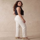 Comfort Waist Stretch Denim Straight-Leg Jean image number null