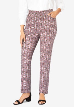 Comfort Waist Stretch Denim Straight-Leg Jean