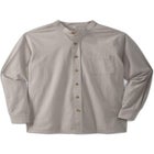 Gauze Mandarin Collar Shirt image number null