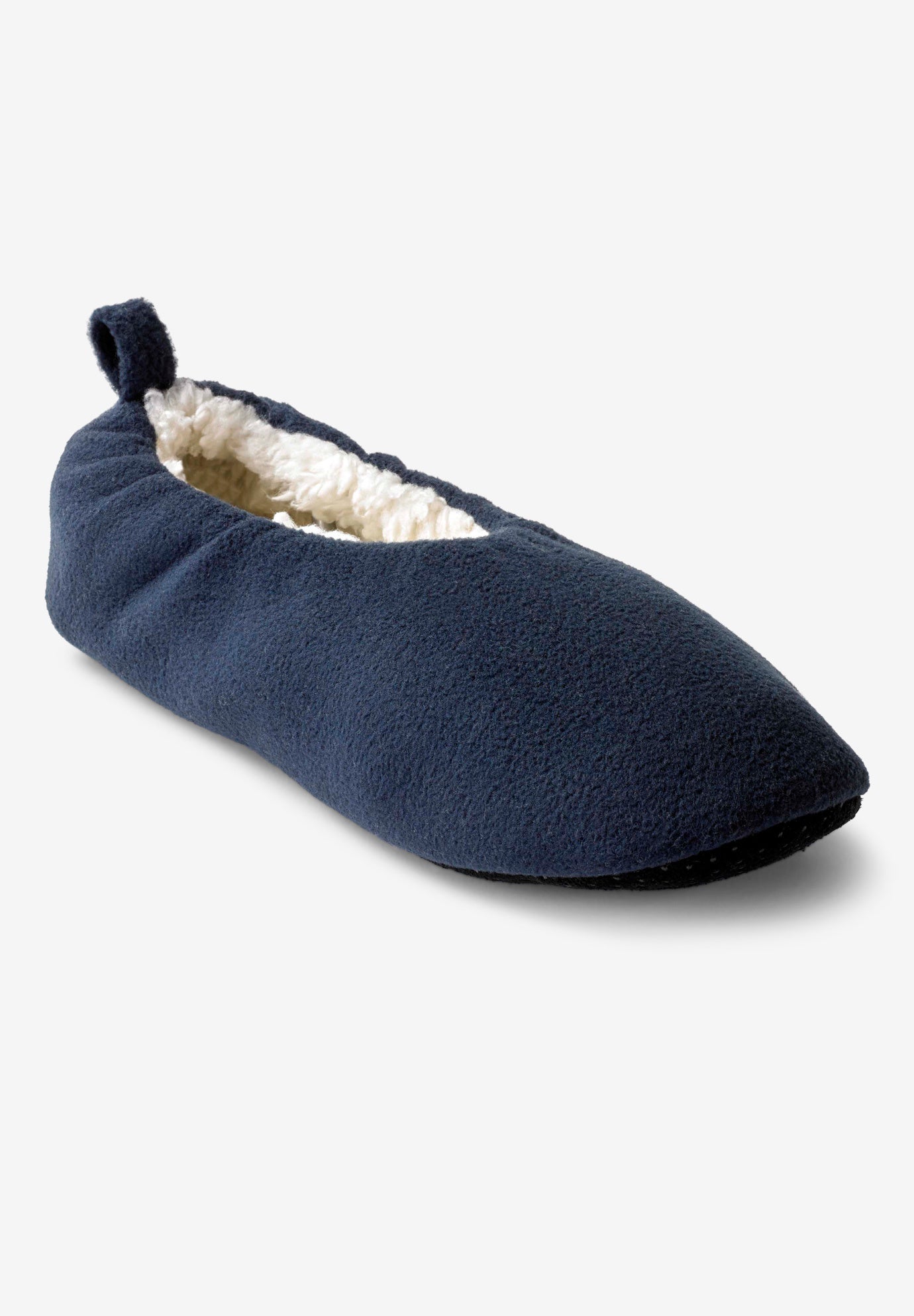 Sherpa lined sock slipper image number 0