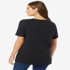 Perfect Short-Sleeve Crewneck Tee image number null