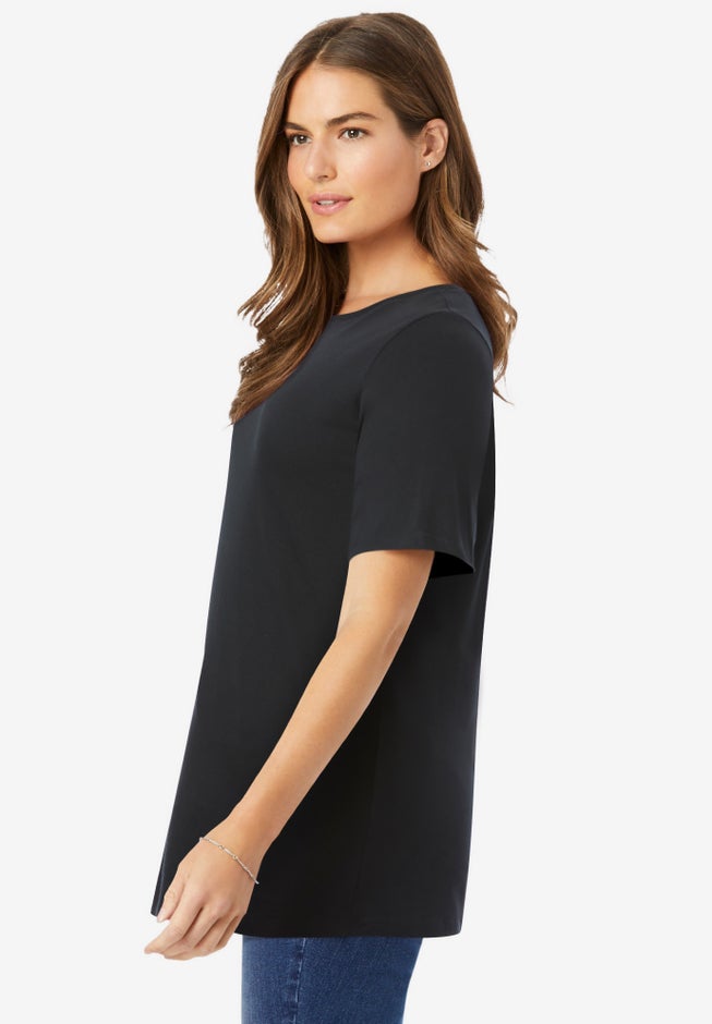 Perfect Short-Sleeve Crewneck Tee image number 2