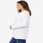 Perfect Long-Sleeve Crewneck Tee image number null